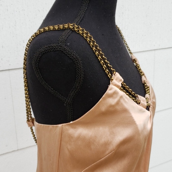 Nancy Rose salmon color cocktail dress size 4 - Picture 3 of 6